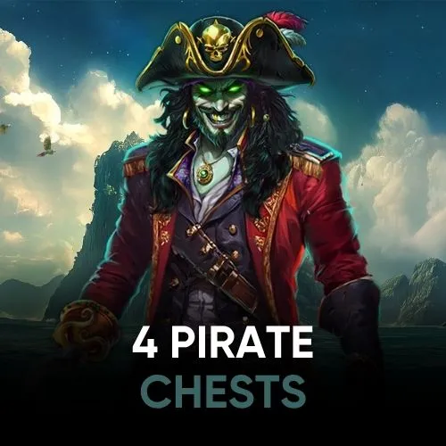 4 Pirate Chests