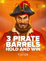 3 Pirate Barrels: Hold and Win
